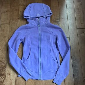 Purple lululemon scuba hoodie